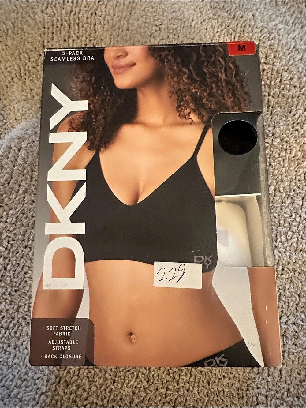 DKNY 2-Pack Seamless Bra Seamless Bra 2-Pack in Black Size Medium NWT